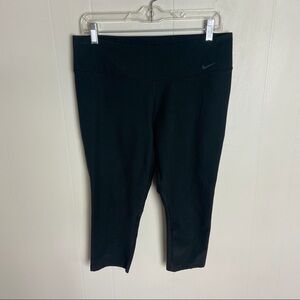 Nike Gym Cropped Leggings Size L Dri-Fit Woman’s